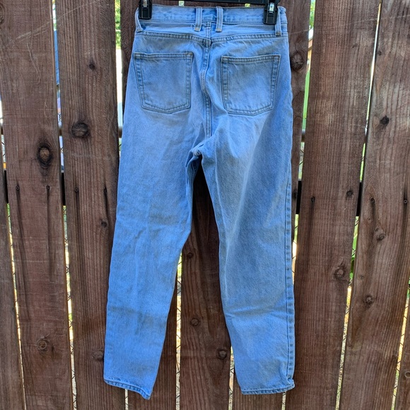 Brandy Light Denim High Rise Mom Jeans Pants - Picture 11 of 13